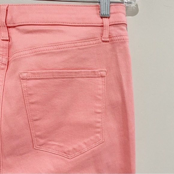 TALBOTS Jegging Crops Solid Pink Coastal Beachy Travel Barbiecore Size 6 - Picture 6 of 11
